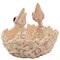 5 1/2" Bone Bird Nest with Baby Bird Skeletons Halloween Decoration